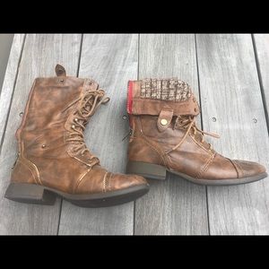 Lace Up Combat Boots